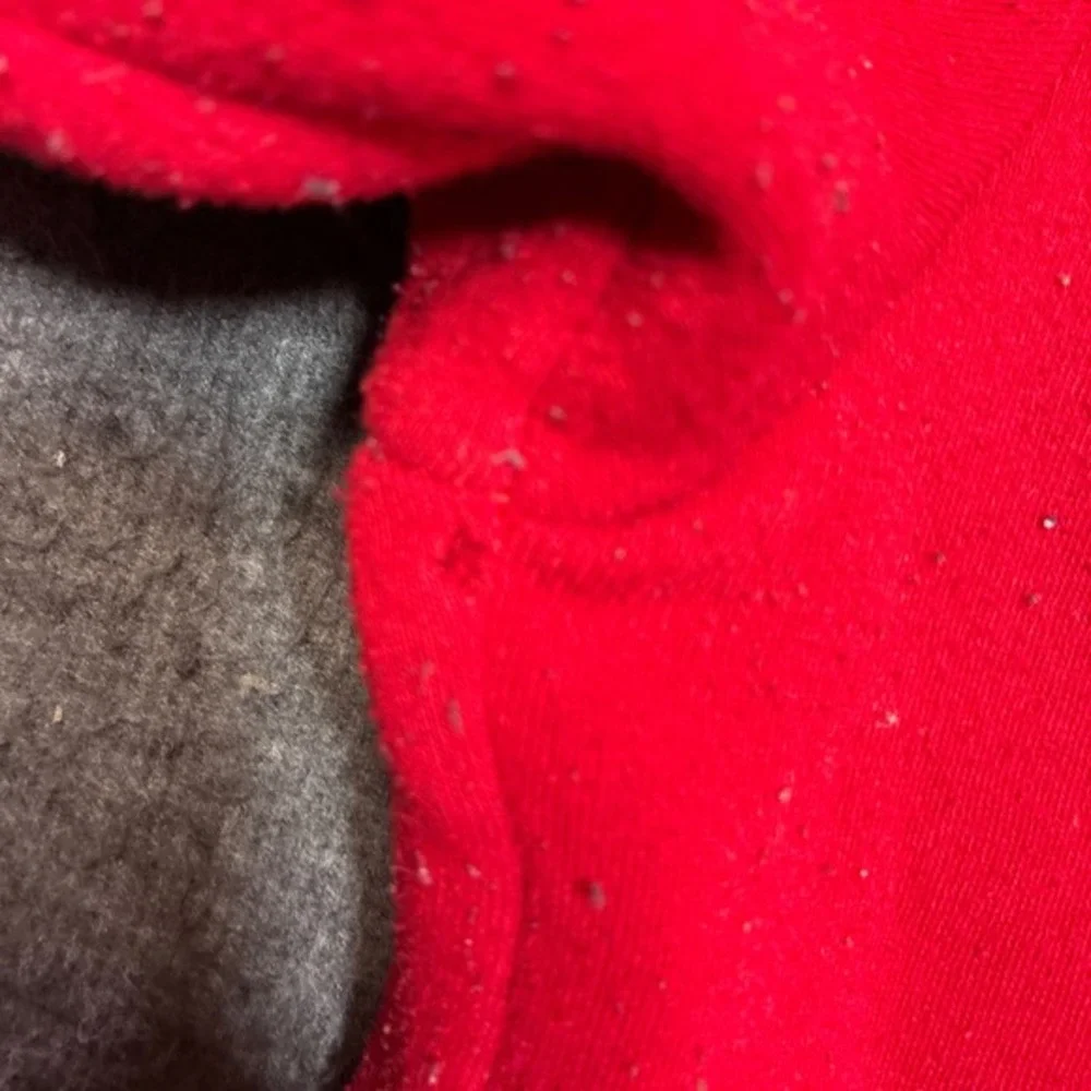 Vintage Rocawear Hoodie Men 2XL Red ROC BK 1999‎ Graphic Distressed Streetwear